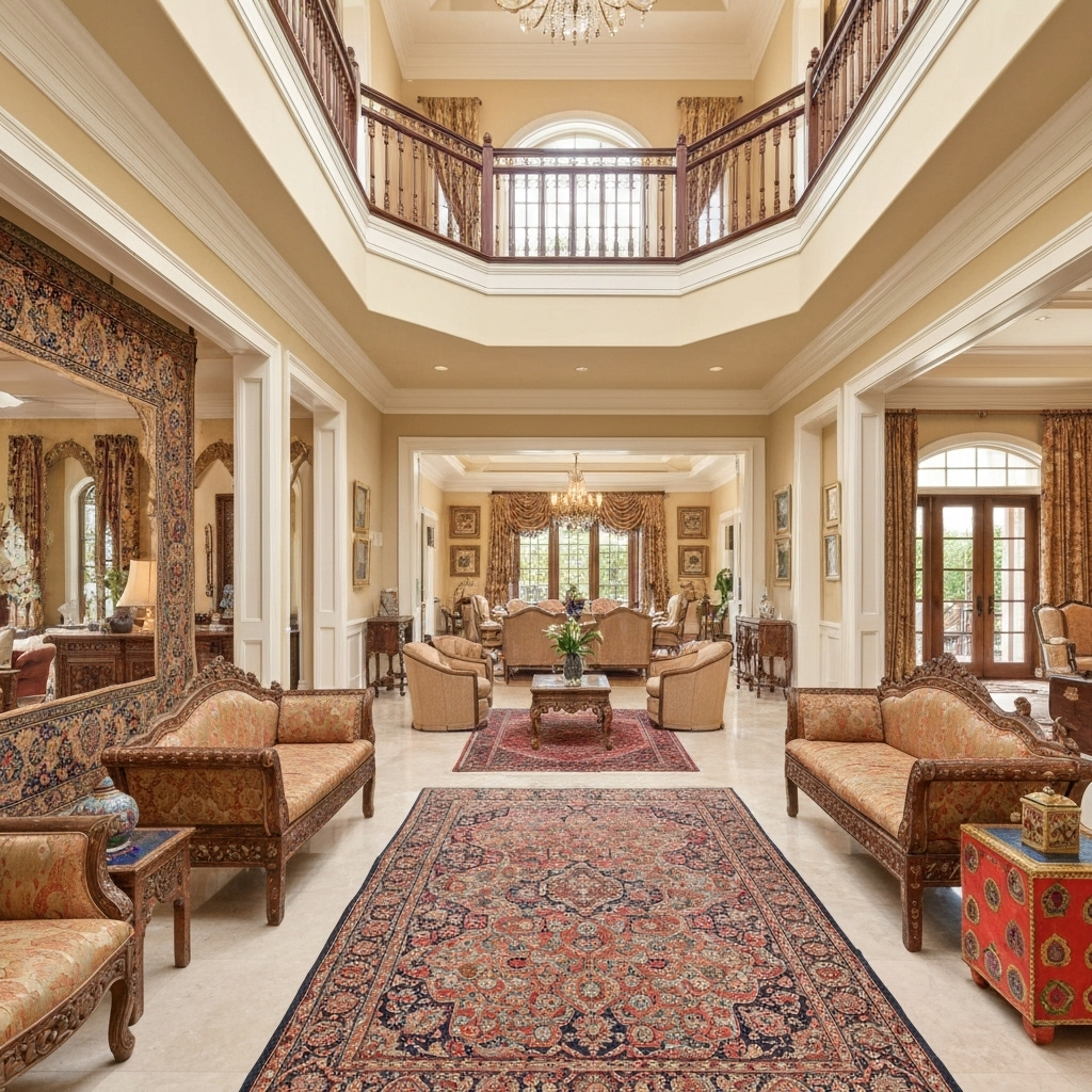 Indian Courtyard Home, Westchester